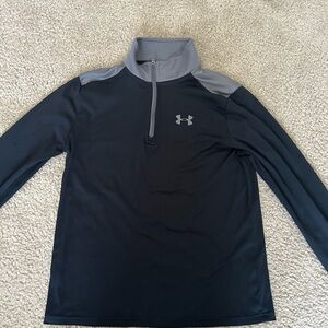 Under Armour Black and Gray Pullover Top
